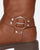 RYOKO - brown ankle boots with studs and straps