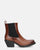 DEIENE - brown ankle boots with elastic band