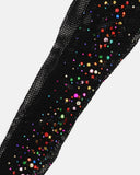 SPARKLY - multi coloured glitter fishnet tights