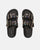 AITANA - black sandals with colored gems