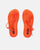 LACEY - flat orange thong sandals with laces