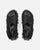 BRITNEE - black sandals with lycra strips