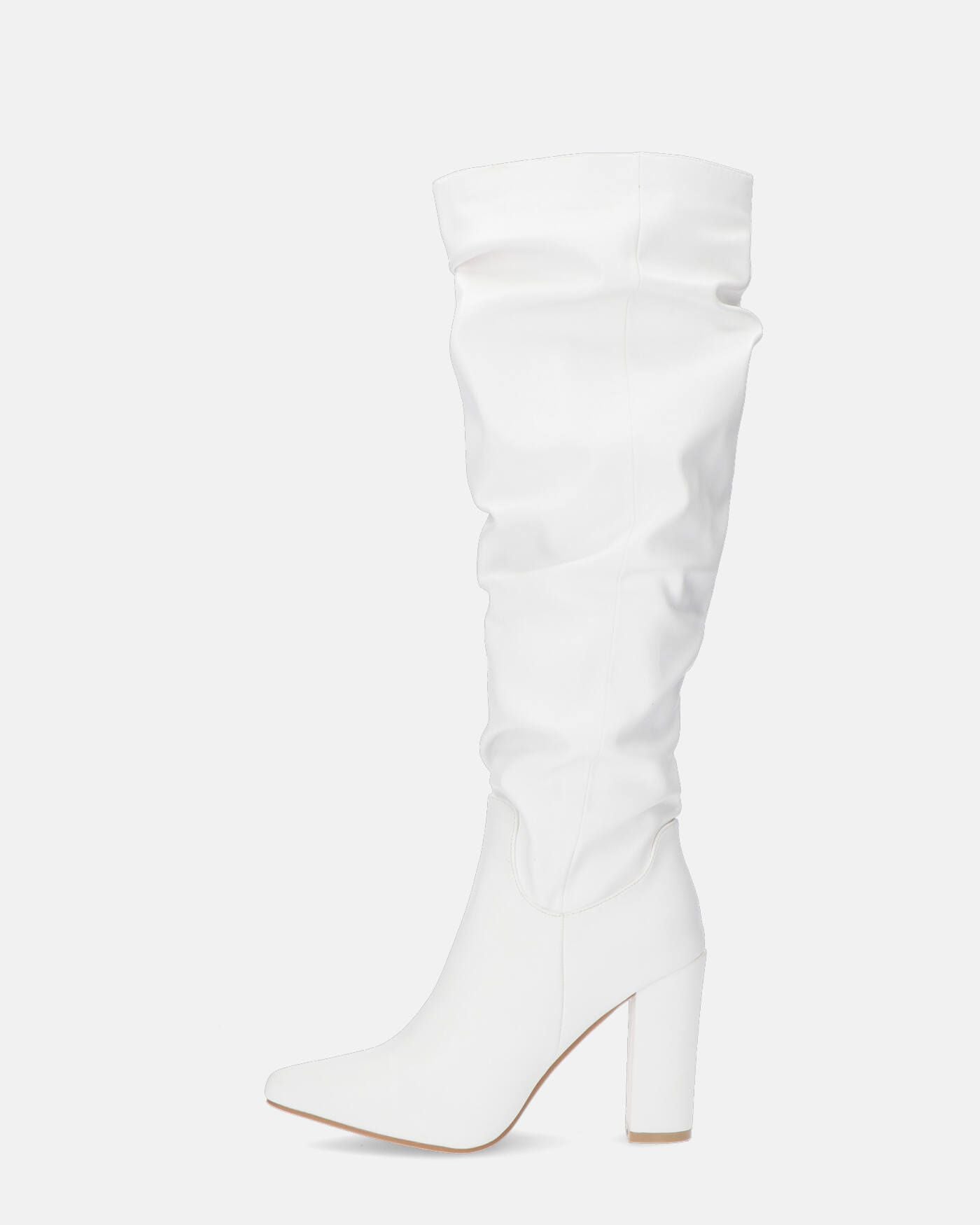 JONITTA - high boot in white pu