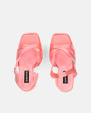 SOAVE - pink lycra high heel shoes
